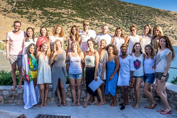 Yoga Teacher Training on Evia Island Greece graduation