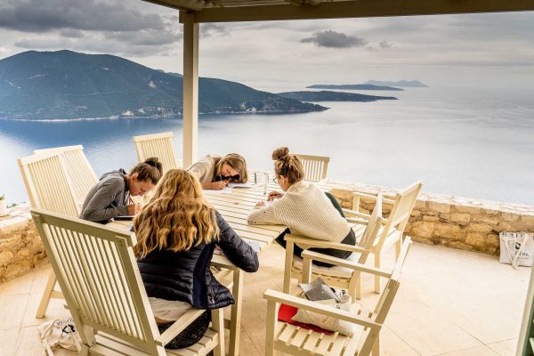 Studying with a view in Lefkada