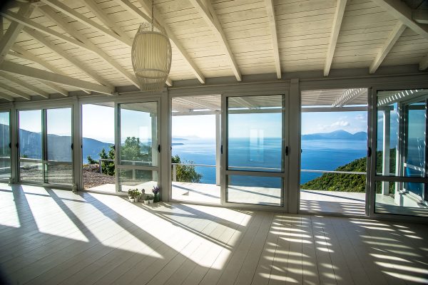 the yoga studio in Lefkada Island