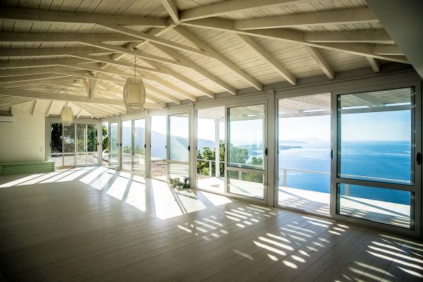 the yoga studio in Lefkada Island