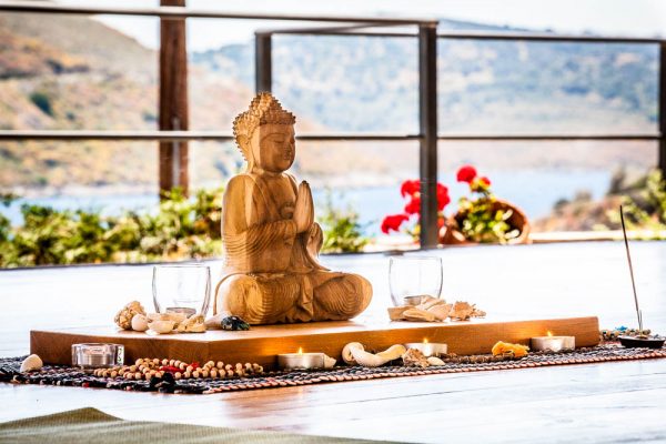 Buddha photo at Evia Silence