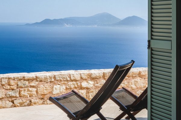 Terrace at Urania's Luxury Villas