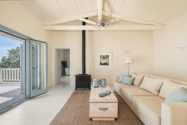 Living room at Uranias villas