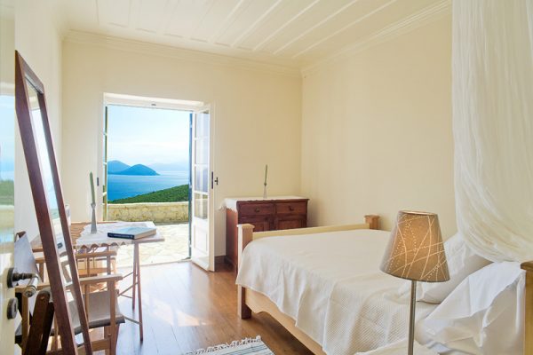 Bedroom in Urania's villas