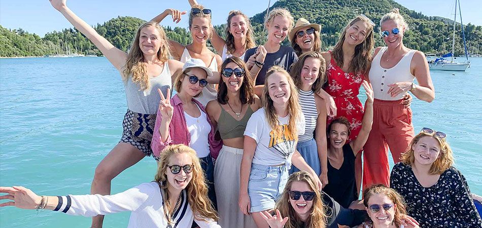 boat trip in summer 2020