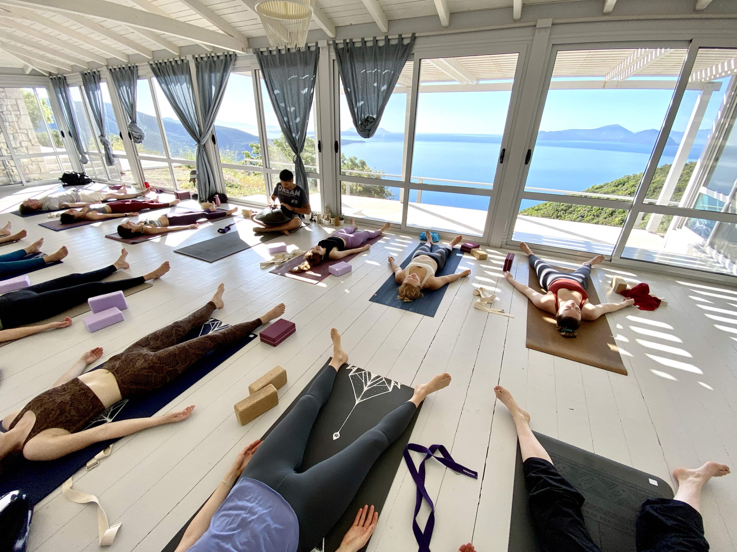 Yoga studio in Lefkada Island, Greece