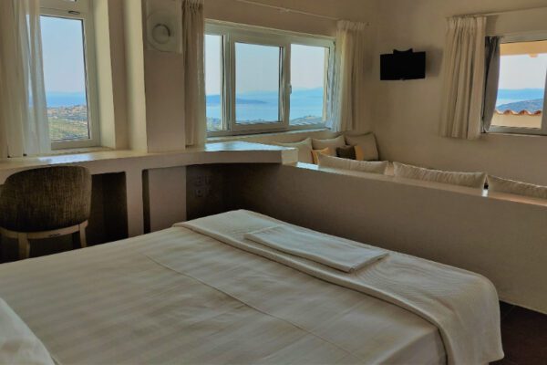 eco filion suites bedroom with sea view eco filion suites bedroom with sea view