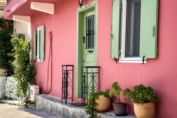 colorful house in Nafplio colorful house in Nafplio